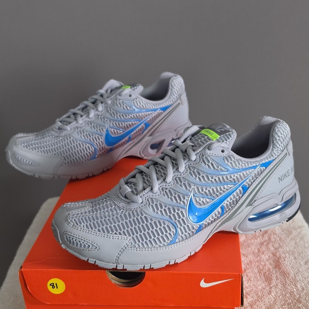 Nike Air Max Torch 4 Wolf Grey Photo Blue Running Shoes 343846-014 Mens Size 9